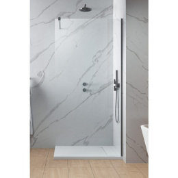 Wpisz KOD: PROMO - 10% Radaway Modo New Brushed Gunmetal II Walk-In ścianka prysznicowa 120 cm gunmetal szczotkowany/szkło przezroczyste 389124-92-01