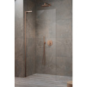 Wpisz KOD: PROMO - 10% Radaway Modo SL Brushed Copper II Walk-In ścianka prysznicowa 120 cm lewa wolnos miedź szczotkow/szkło przezrocz 10319124-93-01L