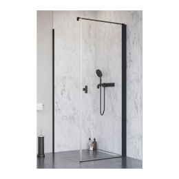 Radaway Nes 8 Black KDJ I drzwi prysznicowe 80 cm prawe czarny mat/szkło przezroczyste 10072080-54-01R