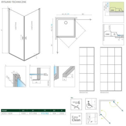 Radaway Nes Black KDD I drzwi prysznicowe 100 cm prawe czarny mat/szkło Factory 10021100-54-55R