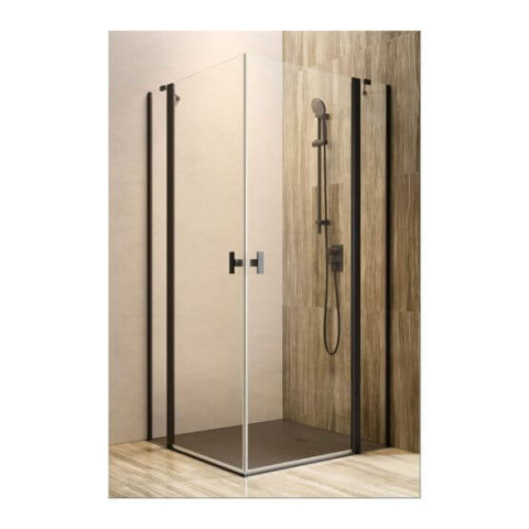 Radaway Nes Black KDD II kabina prysznicowa część lewa 100x100 cm kwadratowa 10085100-54-01L