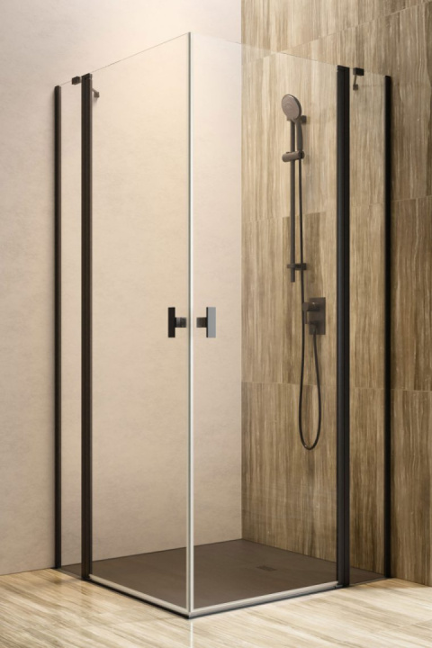 Radaway Nes Black KDD II kabina prysznicowa część lewa 90x90 cm kwadratowa 10085090-54-01L