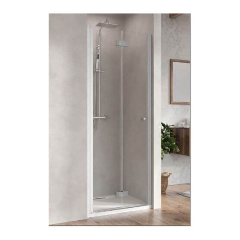 Radaway Nes DWB drzwi prysznicowe 80 cm lewe chrom/szkło przezroczyste 10029080-01-01L