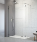 Wpisz KOD: PROMO - 10% Radaway Arta Walk-In ścianka prysznicowa 140 cm chrom/szkło przezroczyste 386214-03-01