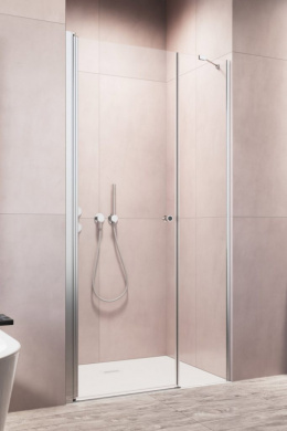 Wpisz KOD: PROMO - 10% Radaway Eos DWS drzwi prysznicowe 140 cm wnękowe lewe chrom/szkło przezroczyste 137993-01-01L