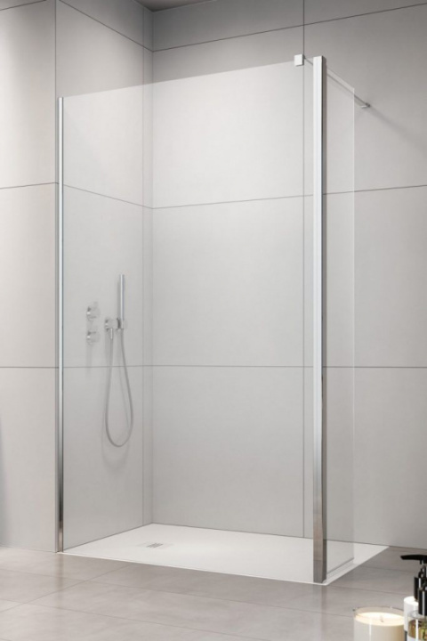 Wpisz KOD: PROMO - 10% Radaway Eos Walk-In ścianka prysznicowa 80 cm prawa szkło przezroczyste 13799500-01R