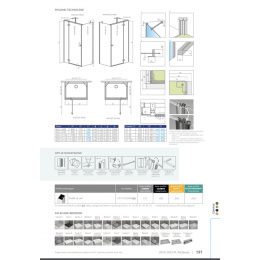 Wpisz KOD: PROMO - 10% Radaway Essenza New KDJ+S drzwi prysznicowe 90 cm lewe chrom/szkło przezroczyste 1385020-01-01L