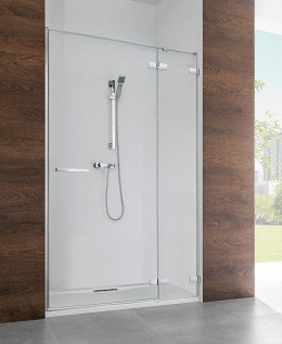 Radaway Euphoria DWJ ścianka prysznicowa 24,3 cm prawa szkło przezroczyste 383212-01R