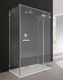 Radaway Euphoria KDJ+S ścianka prysznicowa 32,1 cm krótka prawa szkło przezroczyste 383220-01R