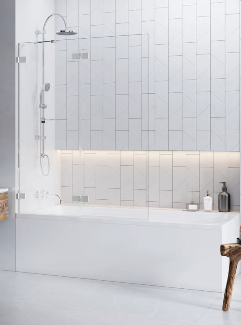 Radaway Euphoria PND parawan nawannowy 100 cm prawy szkło przezroczyste 10008100-01-01R