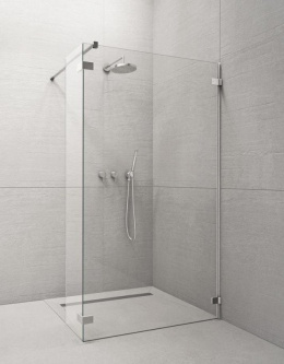 Radaway Euphoria Walk-In ścianka frontowa W3 120 cm chrom/szkło przezroczyste 383134-01-01