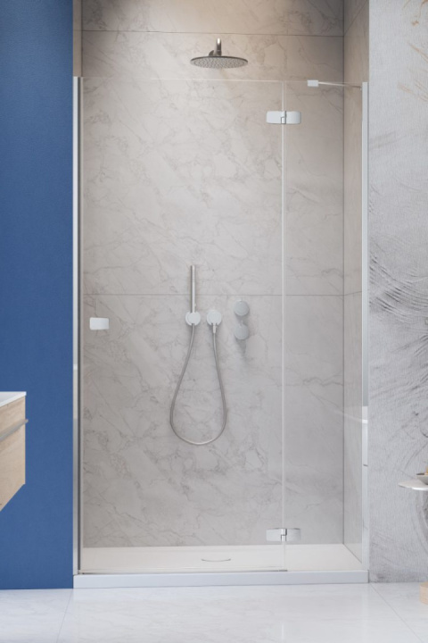 Radaway Fuenta Chrome DWJ drzwi prysznicowe 90 cm uchylne chrom połysk/szkło przezroczyste 1384013-01-01R