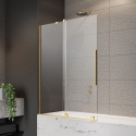 Wpisz KOD: PROMO - 10% Radaway Furo PND II drzwi parawanu 73,8 cm 1-częściowy złoty połysk/szkło przezroczyste 10109738-09-01L