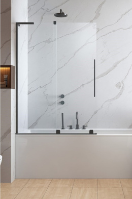 Wpisz KOD: PROMO - 10% Radaway Furo SL Brushed Gunmetal PND II drzwi parawanu 58,8 cm gunmetal szczotkowany/szkło przezroczyste 10309588-92-01R