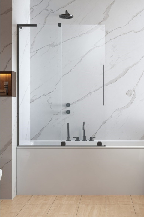 Wpisz KOD: PROMO - 10% Radaway Furo SL Brushed Gunmetal PND II drzwi parawanu 58,8 cm gunmetal szczotkowany/szkło przezroczyste 10309588-92-01R