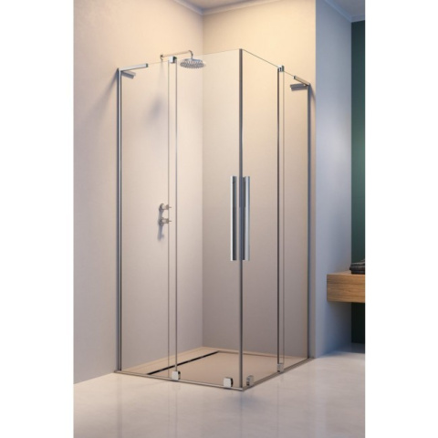 Wpisz KOD: PROMO - 10% Radaway Furo SL KDD kabina prysznicowa część lewa 100x100 cm kwadratowa 10305100-01-01L