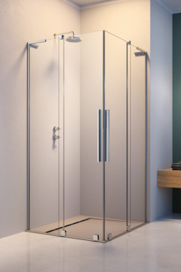 Wpisz KOD: PROMO - 10% Radaway Furo SL KDD kabina prysznicowa część lewa 90x90 cm kwadratowa 10305090-01-01L