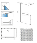 Wpisz KOD: PROMO - 10% Radaway Modo New II kabina prysznicowa Walk-In z wieszakiem szczotkowany nikiel/szkło przezroczyste 389094-91-01W