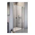 Radaway Nes 8 Black DWJS drzwi prysznicowe 69 cm prawe czarny mat/szkło przezroczyste 10084690-54-01R