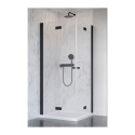 Radaway Nes Black KDD-B drzwi prysznicowe 80 cm lewe czarny mat/szkło przezroczyste 10024080-54-01L