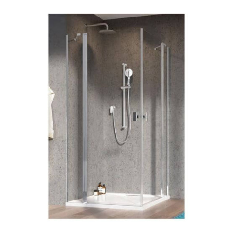 Radaway Nes Black KDD II kabina prysznicowa część lewa 100x100 cm kwadratowa 10085100-01-01L