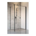 Radaway Nes Black KDS I drzwi prysznicowe 120 cm prawe czarny mat/szkło przezroczyste 10023120-54-01R