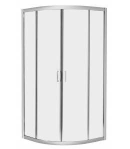 Radaway Premium Plus A 1900 kabina prysznicowa 100x100 cm półokrągła chrom/szkło brązowe 30423-01-08N