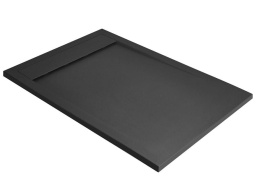 Radaway Teos F brodzik 130x80 cm prostokątny konglomeratowy antracyt HTF13080-64