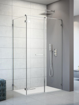 Wpisz KOD: PROMO - 10% Radaway Arta KDS I ścianka prysznicowa 100 cm boczna S2 chrom/szkło przezroczyste 386112-03-01