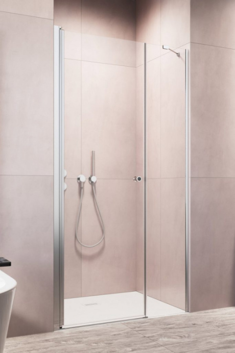 Wpisz KOD: PROMO - 10% Radaway Eos DWS drzwi prysznicowe 110 cm wnękowe lewe chrom/szkło przezroczyste 137991-01-01L