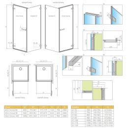 Wpisz KOD: PROMO - 10% Radaway Essenza New PND II parawan nawannowy 100 cm lewy chrom/szkło przezroczyste 110002100-01-01L