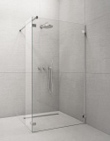Radaway Euphoria Walk-In ścianka frontowa W3 110 cm chrom/szkło przezroczyste 383133-01-01