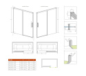 Wpisz KOD: PROMO - 10% Radaway Idea PN DWJ parawan nawannowy 140x150 cm lewy czarny mat/skzło przezroczyste 10003140-54-01L