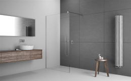 Radaway Modo X II Walk-In ścianka prysznicowa 90 cm wolnostojąca chrom/szkło przezroczyste 389294-01-01