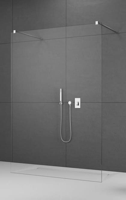 Radaway Modo New I ścianka prysznicowa 130 cm chrom połysk/szkło przezroczyste 388134-01-01