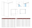 Wpisz KOD: PROMO - 10% Radaway Modo New II Walk-In ścianka prysznicowa 105 cm wolnostojąca chrom/szkło przezroczyste 389105-01-01