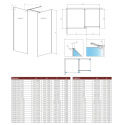 Wpisz KOD: PROMO - 10% Radaway Modo New II Walk-In ścianka prysznicowa 125 cm chrom/szkło przezroczyste 389125-01-01