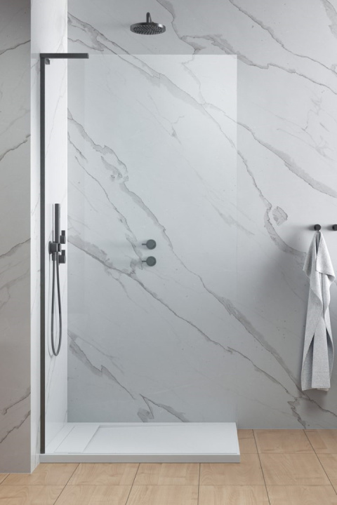 Radaway Modo SL Brushed Gunmetal II Walk-In ścianka pryszni 80 cm lewa gunmetal szczotkowany/szkło przezroczyste 10319084-92-01L