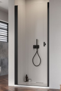 Radaway Nes Black DWJ I drzwi prysznicowe 70 cm prawe czarny mat/szkło przezroczyste 10026070-54-01R