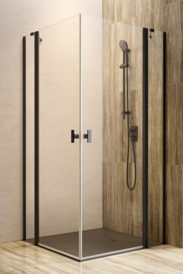 Radaway Nes Black KDD II drzwi prysznicowe 80 cm lewe czarny mat/szkło przezroczyste 10031080-54-01L