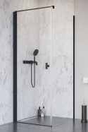 Radaway Nes Black KDJ I drzwi prysznicowe 80 cm prawe czarny mat/szkło przezroczyste 10022080-54-01R