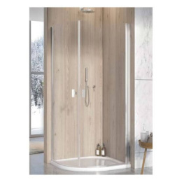 Radaway Nes PDD I kabina prysznicowa część lewa 80x80 cm półokrągła 10020080-01-01L