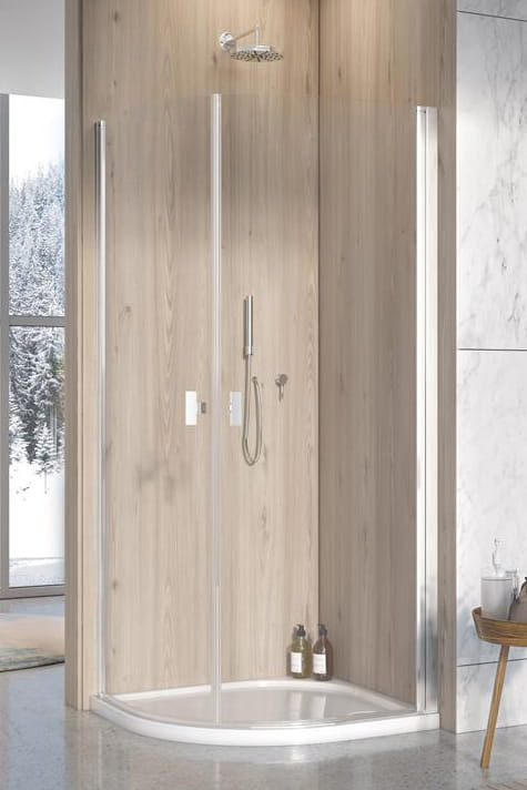 Radaway Nes PDD I kabina prysznicowa część prawa 80x80 cm półokrągła 10020080-01-01R