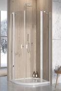 Radaway Nes PDD II kabina prysznicowa część lewa 90x90 cm półokrągła 10030090-01-01L