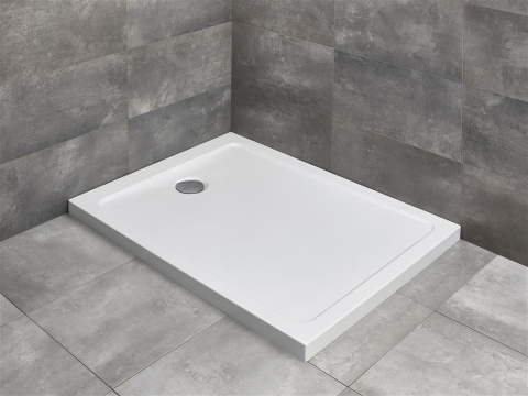 Wpisz KOD: PROMO - 10% Radaway Doros Plus F brodzik 140x80 cm prostokątny biały SDRFP1480-01