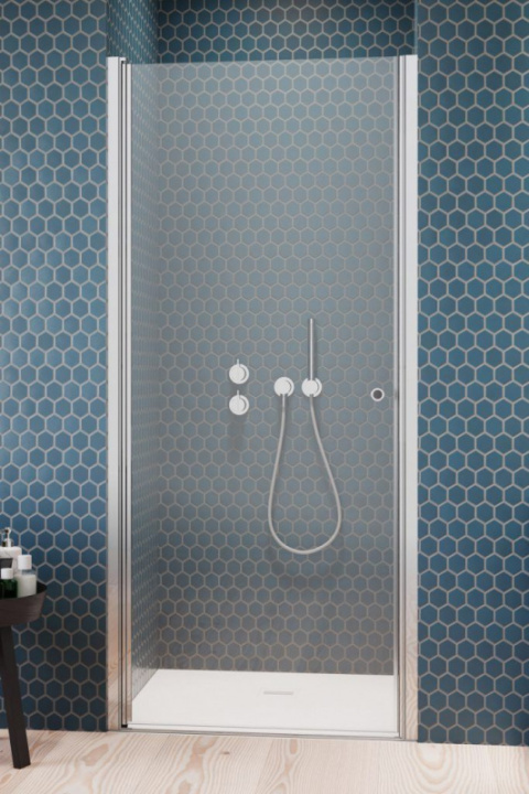 Wpisz KOD: PROMO - 10% Radaway Eos DWJ I drzwi prysznicowe 70 cm wnękowe lewe chrom/szkło przezroczyste 137983-01-01L