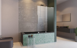 Wpisz KOD: PROMO - 10% Radaway Furo SL PND II drzwi parawanu 53,8 cm prawe chrom połysk/szkło przezroczyste 10309538-01-01R