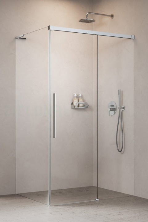Wpisz KOD: PROMO - 10% Radaway Idea 8 QL XL KDJ ścianka prysznicowa 90 cm /szkło przezroczyste 10580090-01-01L