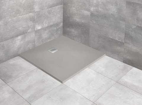 Wpisz KOD: PROMO - 10% Radaway Kyntos C brodzik 80x80 cm kwadratowy cemento HKC8080-74