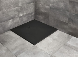 Wpisz KOD: PROMO - 10% Radaway Kyntos C brodzik 80x80 cm kwadratowy czarny HKC8080-54